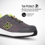 New Balance Men's Composite Toe Logic Industrial Boot, Grey/Lime EH, 9 Wide : Clothing, Shoes & Jewelry - Image 2