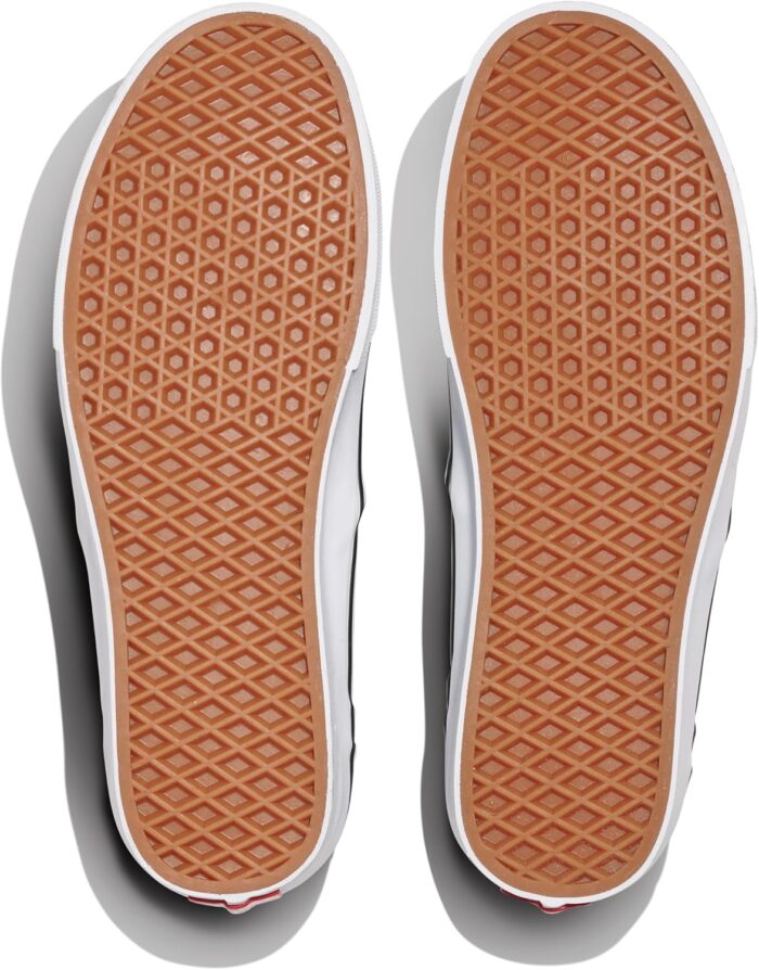 Vans Men's Asher Slip-On Shoe | Comfortable Sneakers for Walking, Fashion & Everyday Wear, Black/White, 10 | Loafers & Slip-Ons - Image 4