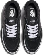 Vans Men's Brooklyn LS Shoe | Low-Top Sneakers for Everyday Wear, Walking, Work & Fashion, Black Asphalt, 10.5 | Fashion Sneakers - Image 5