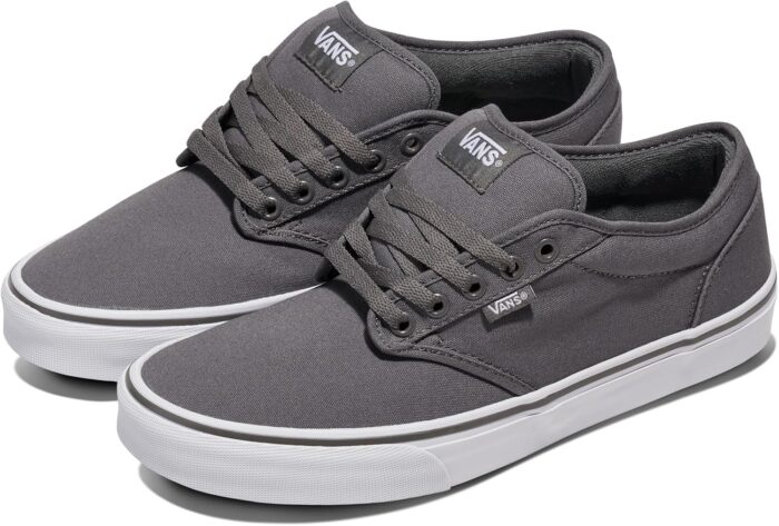 Vans Men's Atwood Shoe | Low-Top Fashion Sneakers for Work, Walking & Casual Everyday Wear, Pewter, 10 | Fashion Sneakers - Image 2
