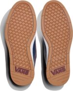 Vans Men's Ryland LS Shoe | Retro Court Sneakers with Tennis Inspired Fashion Details, Leather Dress Blues, 10.5 | Fashion Sneakers - Image 4