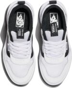 Vans Youth Range EXP Shoe | Boys' & Girls' Athletic Sneakers for Walking, Hiking & Fashion, Suede/Canvas White/Black, 6 | Sneakers - Image 5