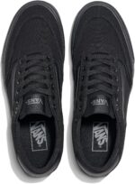 Vans Men's Brooklyn LS Shoe | Low-Top Sneakers for Everyday Wear, Walking, Work & Fashion, Canvas Black/Black, 10.5 | Fashion Sneakers - Image 5