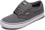 Vans Men's Atwood Shoe | Low-Top Fashion Sneakers for Work, Walking & Casual Everyday Wear, Pewter, 10 | Fashion Sneakers