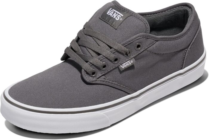 Vans Men's Atwood Shoe | Low-Top Fashion Sneakers for Work, Walking & Casual Everyday Wear, Pewter, 10 | Fashion Sneakers - Image 1