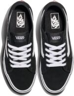 Vans Men's Filmore Decon Shoe | Low-Top Fashion Sneakers with Deconstructed Uppers, Black/White, 10 | Fashion Sneakers - Image 5