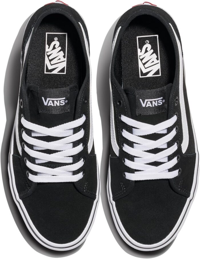 Vans Men's Filmore Decon Shoe | Low-Top Fashion Sneakers with Deconstructed Uppers, Black/White, 10 | Fashion Sneakers - Image 5