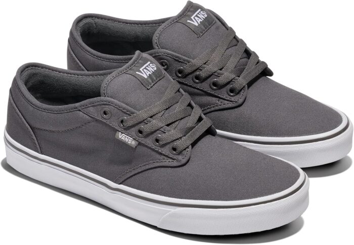Vans Men's Atwood Shoe | Low-Top Fashion Sneakers for Work, Walking & Casual Everyday Wear, Pewter, 10 | Fashion Sneakers - Image 6