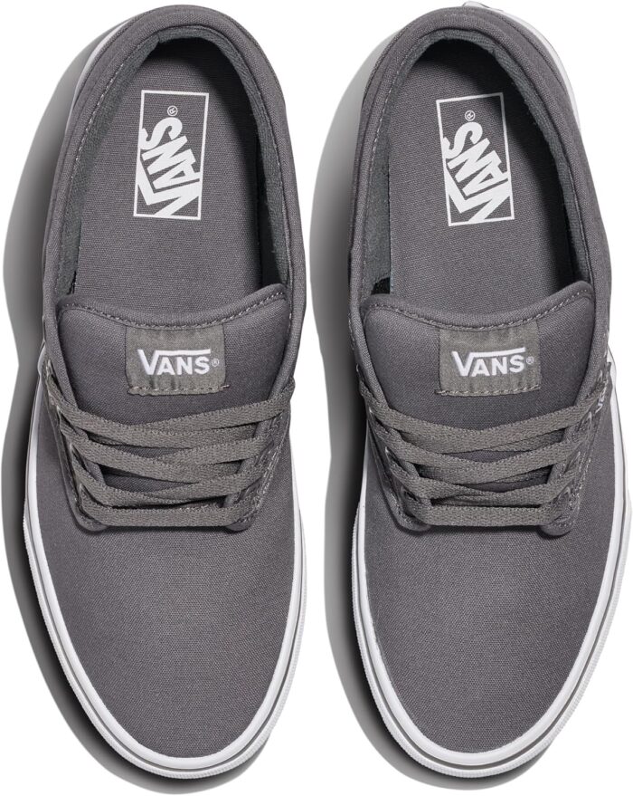 Vans Men's Atwood Shoe | Low-Top Fashion Sneakers for Work, Walking & Casual Everyday Wear, Pewter, 10 | Fashion Sneakers - Image 5