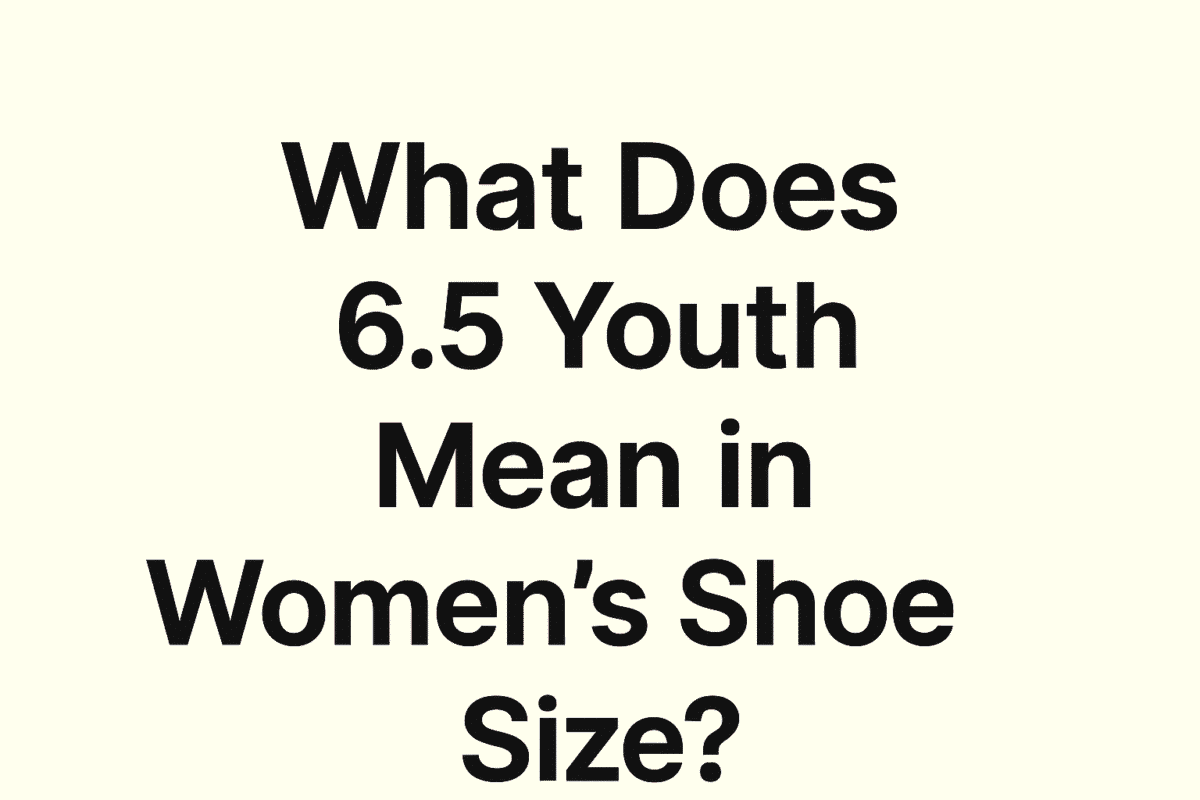 6.5 Youth Shoe Size